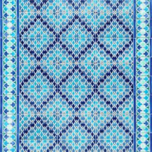 Granada Blue with Agadir Border