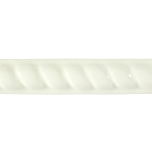 WHITE ANTIQUE ROPE TRIM (HM)- 1"x8"